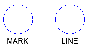 Center Mark in AutoCAD Center Mark in AutoCAD