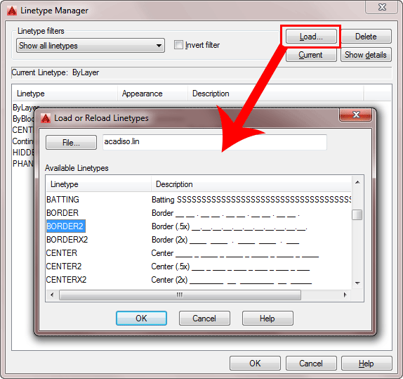 autocad linetype scale problems
